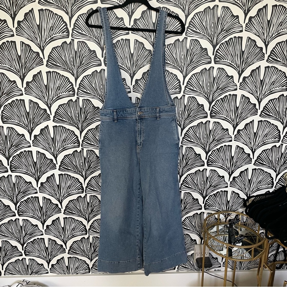 Free People A-Line Denim Overalls - Picture 4 of 8